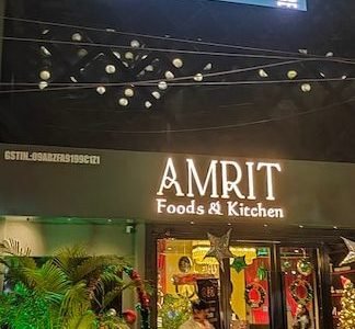 amrit foods and kitchen best multicuisine restaurant with bar in kanpur