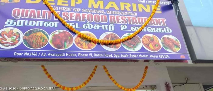 deep marine sea food restaurant and deep sea proteins fresh sea fish