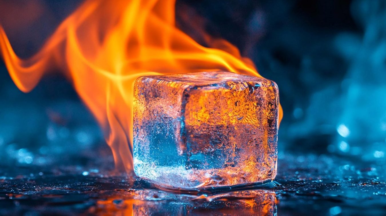 flame on ice