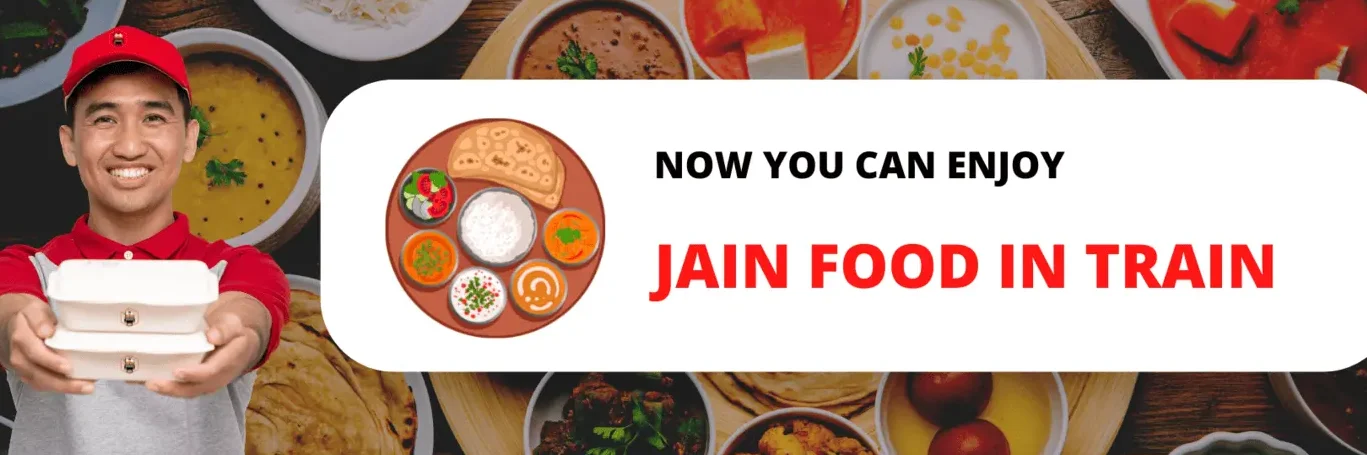 jain food deliver in train