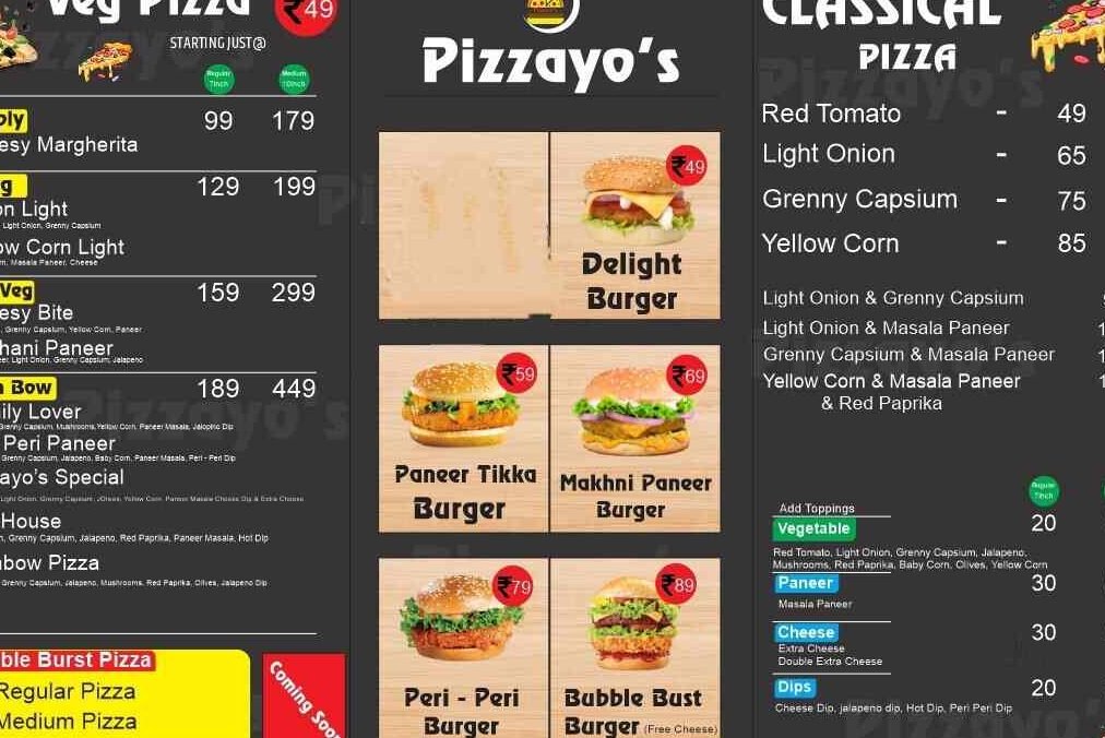 pizzayos restaurants