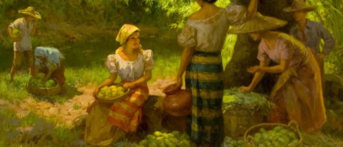 under the mango tree