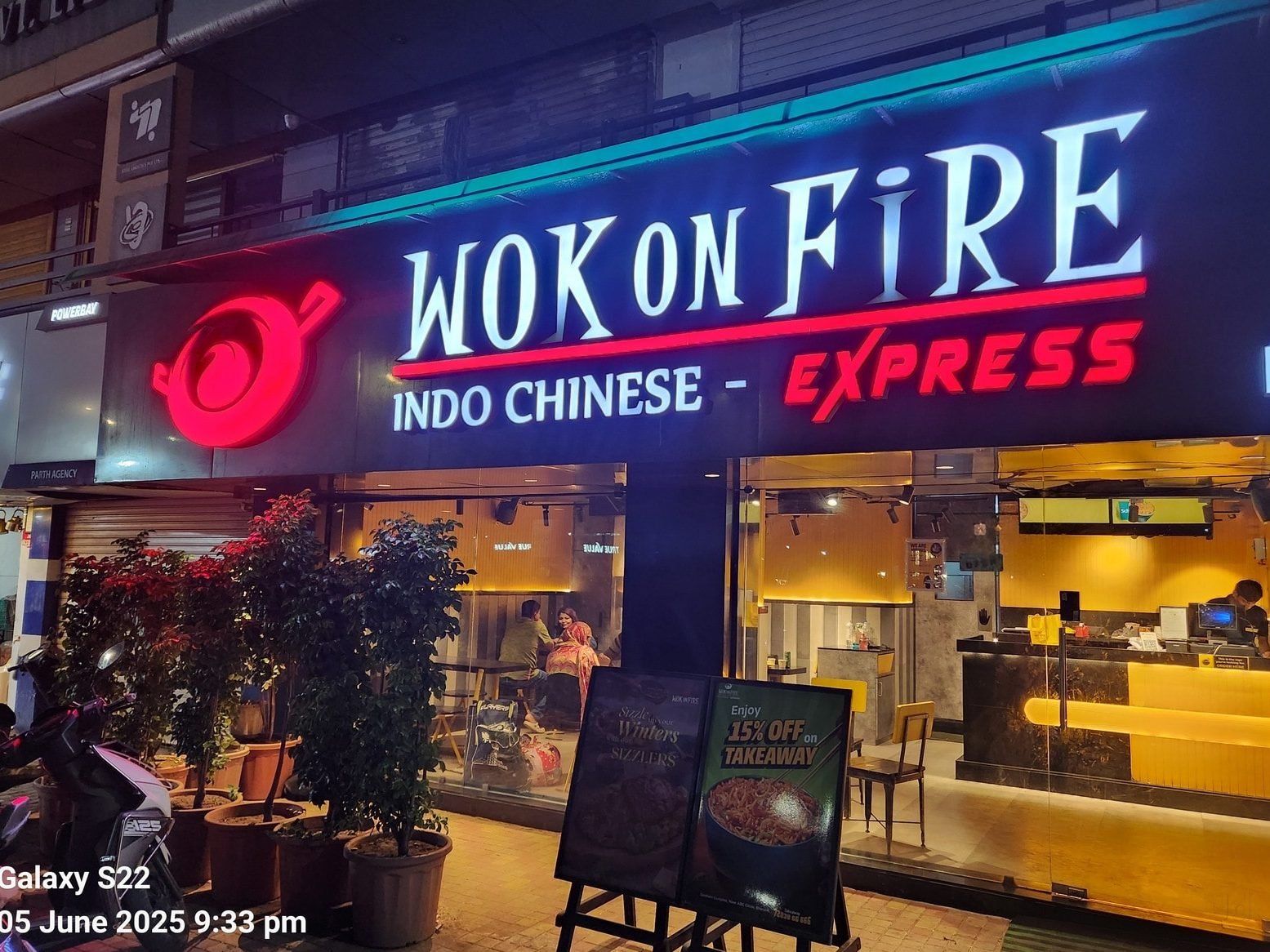 wok on fire indo chinese